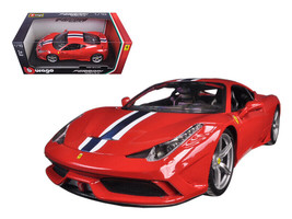 Ferrari 458 Speciale Red 1/18 Diecast Car Bburago - $65.12