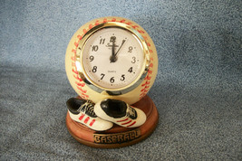 Santini Italy Style Quartz Baseball Desk Clock 4&quot; High - not working  - £10.16 GBP