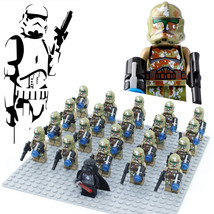 21Pcs Star Wars Commander Clone Trooper Battle of Kashyyyk Minifigures T... - £23.69 GBP