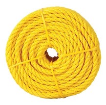 Koch Industries 5000836 Yellow Polypropylene Twisted Rope, 1/4 in. x 100... - $512.53 MXN