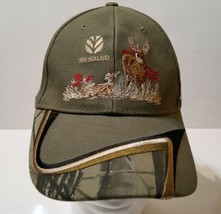 New Holland Realtree Embroidered Deer Hat Camo Corduroy w/ Tags Adjustab... - £36.45 GBP