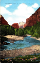 An Inspiring View in Zion National Park Utah Vintage Postcard (C11) - £4.39 GBP