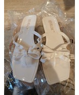 ST FLOR 4 Pairs Women&#39;s Sandals Size 7 Jellies White Black Clear Tan - $27.15 CAD