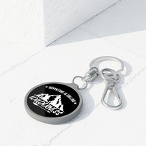 Stylish Mountain Keyring with TPU Cover: Adventure is Calling - $18.54