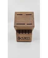 Cutco Wood 8 Slot Knife Block Honey Oak Made in USA - $18.80