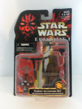 Star Wars Episode I Naboo Accessory Set w Grappling Hook Backpack MOC SEALED - £11.05 GBP