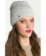 UGG Hat Knit Madison Beanie Grey or Red Super Soft Cashmere Cotton Blend... - $1,035.87 MXN