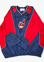 MLB Genuine Merchandise Indians Cleveland Guardians Windbreaker Jacket Men&#39;s XL - £39.68 GBP