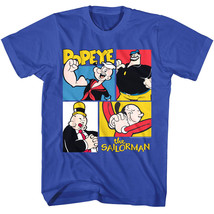 Popeye Cartoon Family Men&#39;s T Shirt Olive Oyl Bluto Brutus Wimpy Sailorman - £22.39 GBP+