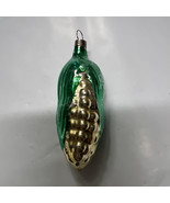 Corn Vegetable West German Glass Christmas Tree Ornament Vintage - $172.84 MXN