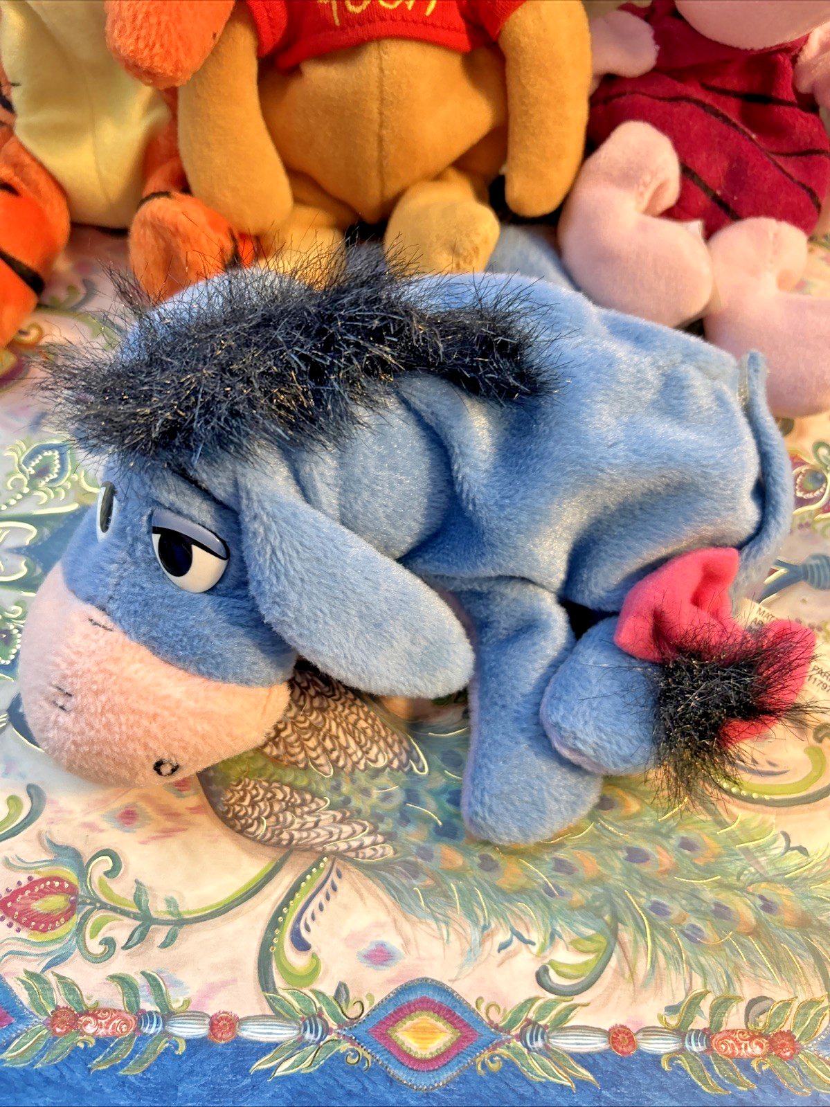 Disney Winnie The Pooh 8” Bean Bag Plush + Tigger  + Piglet & Eeyore, Pre-Owned Item image 2