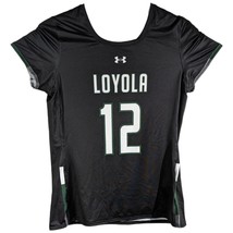 Loyola Greyhounds Lacrosse Jersey Sleeveless Shirt Womens Small Black (FLAWS) 12 - £17.32 GBP