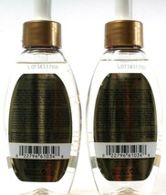 2 Count OGX Hydrate Rare Exotic Blend Marula Oil Serum Elixir Shines 3.8Fl oz image 2