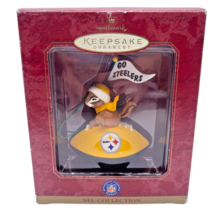Hallmark Keepsake Ornament Go Steelers Pittsburgh Chipmunk 1999 Vintage ... - £22.22 GBP