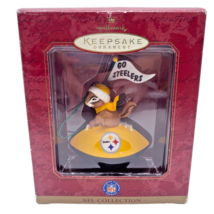 Hallmark Keepsake Ornament Go Steelers Pittsburgh Chipmunk 1999 Vintage ... - £21.47 GBP