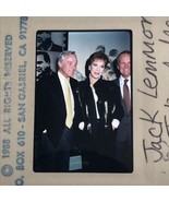 1988 Jack Lemmon &amp; Julie Andrews Celebrity Color Photo Transparency Slide - $12.19