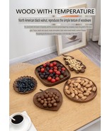 Black walnut special-shaped food plate, a variety of styles - $67.84 CAD+