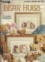 Bear Hugs Cross Stitch Leisure Arts No. 2065 Pattern Leaflet - $6.99