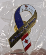 CANADIAN LEGION CANADA WAR VETERANS GROUP METAL LAPEL PIN WEAR SUPPORT VETS - €12,95 EUR