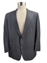 Nordstrom Calvin Klein Men&#39;s 100% Wool Made In The USA Charcoal Gray Suit Jacket - £27.64 GBP