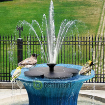 Solar Bird Bath Fountain Water Pump Floating Outdoor Pond Garden Patio D... - £31.96 GBP