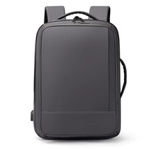 Men&#39;s Backpack Multifunctional Waterproof Bag USB Charging Laptop Ruack Male Bus - £141.49 GBP