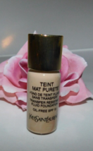 Yves Saint Laurent Teint Mat Purete Fluid Foundation Brand NEW - £16.03 GBP