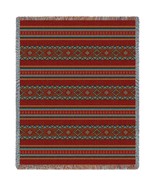 72x54 SOUTHWEST SADDLEBLANKET Western Red Blue Tapestry Afghan Throw Bla... - €53,84 EUR