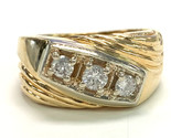 Men&#39;s Cluster ring 14kt Yellow Gold 336246 - £481.42 GBP