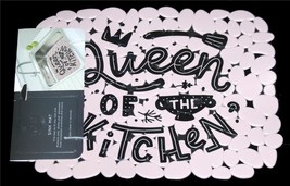 Queen of the Kitchen Pink Rubber Pebbles Sink Counter Mat Placemat 15.5 ... - $297.92 MXN