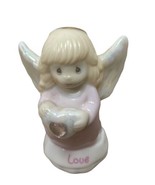 Precious Moments By Enesco Love Angel Pink Porcelain Figure - $10.27