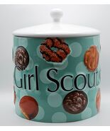 I LOVE GIRL SCOUT COOKIES CERAMIC COOKIE JAR 2006  - $29.69