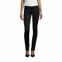 Arizona Women&#39;s Juniors High Rise Skinny Jeans Size 23 Black Color Slim Fit NEW - £17.06 GBP