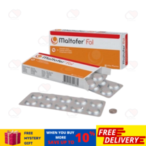 Original Maltofer Fol Chewable Tablets 30'S For Iron Deficiency Free Shipping - $21.66