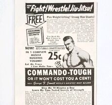 1948 George Jowett Jiu Jitsu Wrestling Muscles Advertisement Bodybuildin... - $19.99