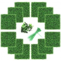 12 Pieces Artificial Peanut Leaf Hedges Panels - Color: Green - $2,803.01 MXN
