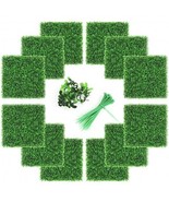 12 Pieces Artificial Peanut Leaf Hedges Panels - Color: Green - $2,803.01 MXN