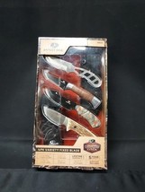 New MOSSY OAK 4-PACK  7&quot; FIXED BLADE Hunting KNIFE &amp; SHEATH GIFT SET Sealed - $19.99