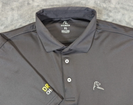 Rhoback The Drive Change Men&#39;s SS Performance Golf Polo Shirt Black Size XL - $58.59