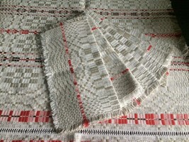 Vintage Linen Tablecloth and 6 Napkins, Rectangle Tablecloth, Linen Home decor - £23.11 GBP