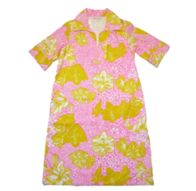 NWT Tuckernuck x The Lilly Pulitzer Pink Yellow Floral Vintage Tunic Dress M - £232.59 GBP