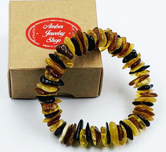 Natural Baltic Amber Bracelet  amber stones bracelet Amber Jewelry gem a... - £30.69 GBP