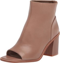 Vince Camuto women&#39;s Bebinder Open Toe Bootie Ankle Boot Boots Tortilla Taupe 9 - £93.38 GBP