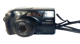 Yashica Zoom Image 90 Super 35mm Film Camera Point &amp; Shoot 38-90mm f/3.5... - $14.85