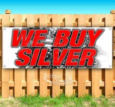 WE BUY SILVER Advertising Vinyl Banner Flag Sign Many Sizes COLLECTIBLES... - £15.29 GBP+