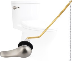 Hygie Rinse Universal Toilet Handle Replacement Kit Side Mount, Brushed ... - $15.99
