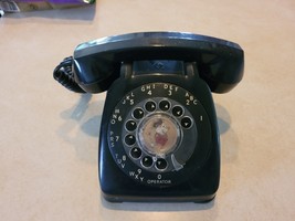 Vintage Monophone Automatic Electric Rotary Dial Black Telephone - £29.50 GBP