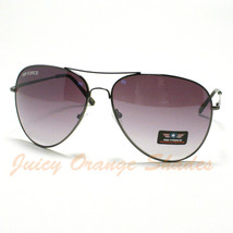 AIR FORCE Classic AVIATOR METAL Frame Sunglasses GUN METAL w/ SMOKE Lens - $7.87