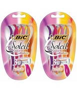 bic soleil disposable 80 razors  triple blade women&#39;s ladies color colle... - $81.26