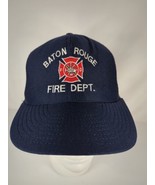 Baton Rouge Fire Dept. Snapback Hat Adjustable Mesh OSFM Made In USA - £19.73 GBP
